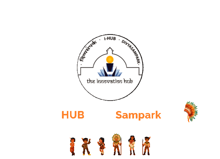 Animated iHUB DivyaSampark identity — the innovation hub